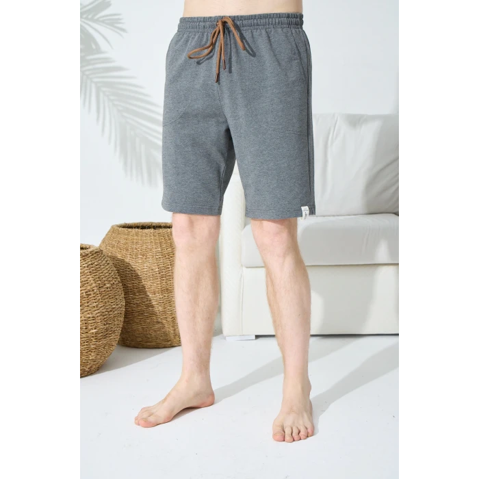 1028 Erkek  Yan Cepli Tek Şort