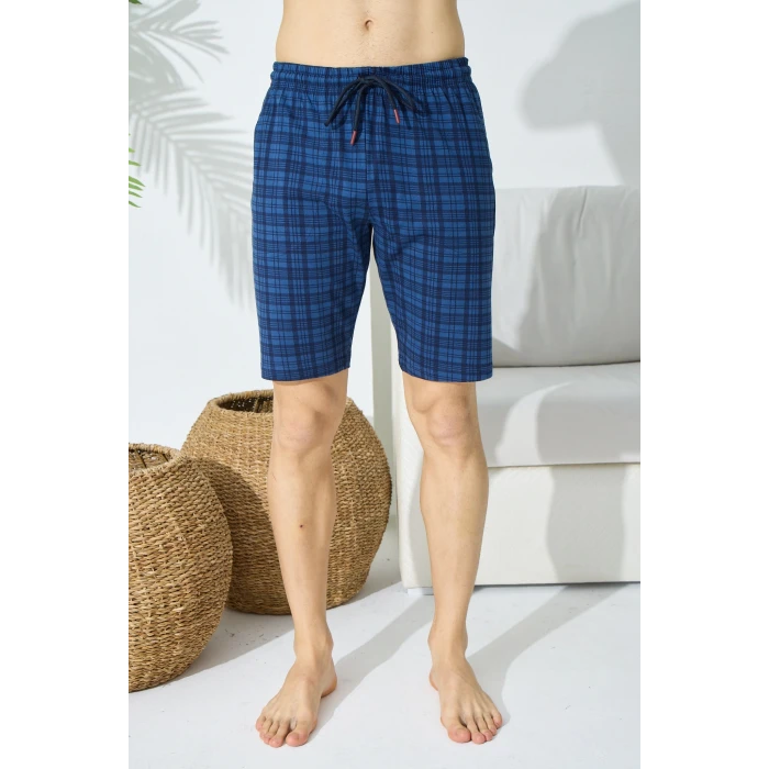 196 Erkek  Ekose Tek Şort