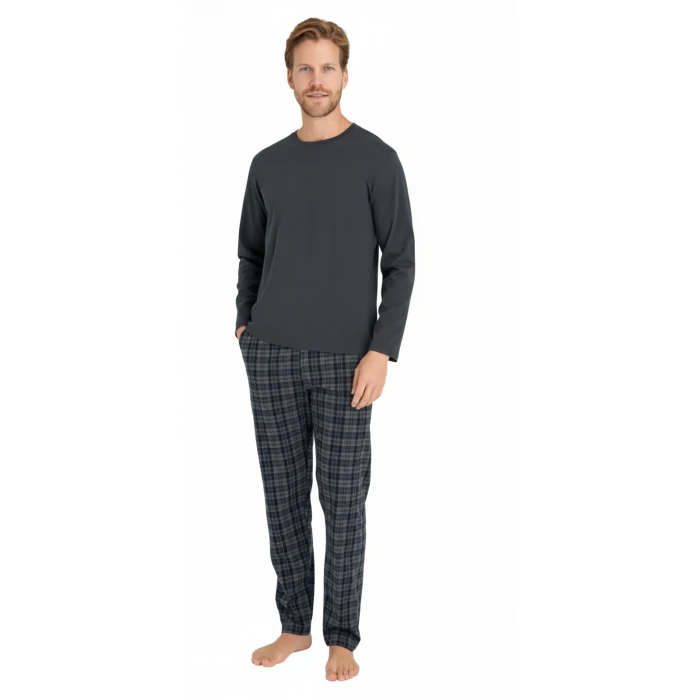 9273-kly 0 Yaka Pijama Takımı