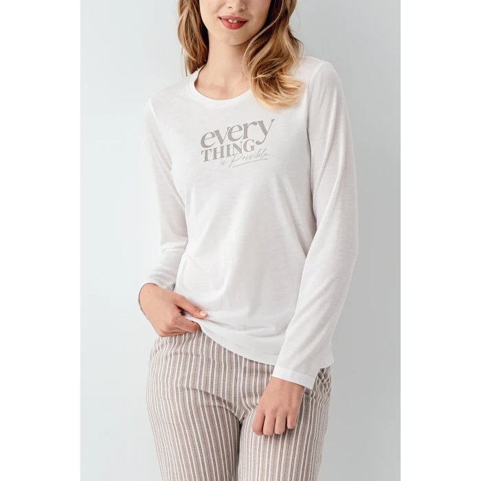 Arnetta 3424-s Kadın Uzun Kol Pijama Takım