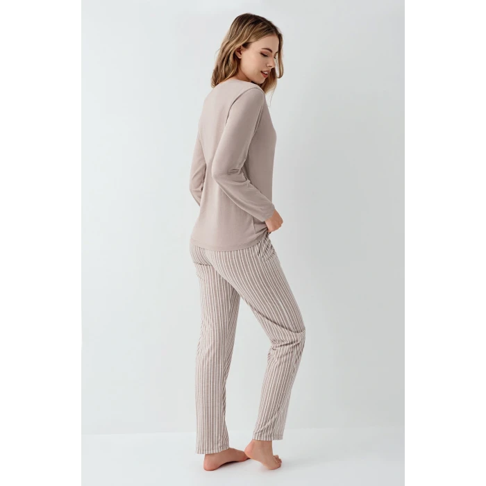 Arnetta 3424-s Kadın Uzun Kol Pijama Takım