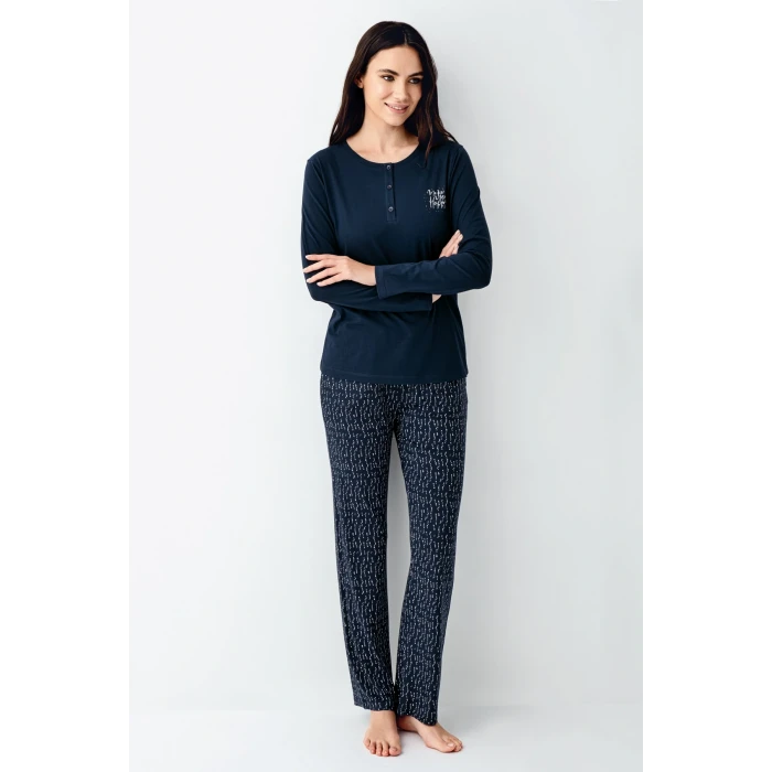 Arnetta 3429-s Kadın Uzun Kol Pijama Takım