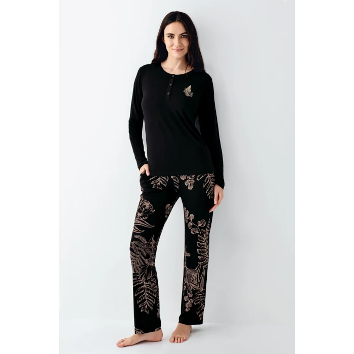 Arnetta 3439-s Kadın Uzun Kol Pijama Takım
