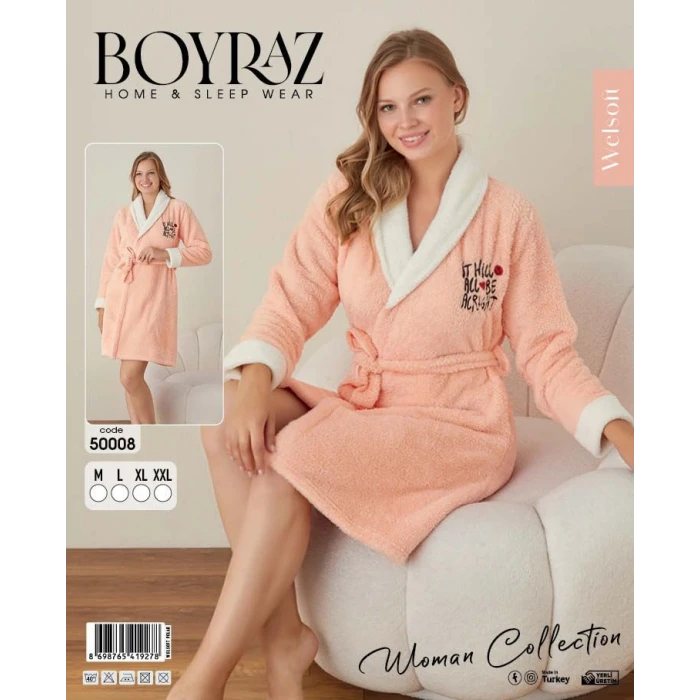 Boyraz 50008 Kadın Welsolf Sabahlık
