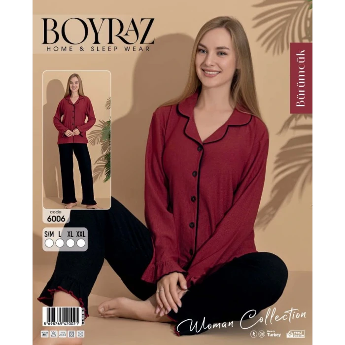 Boyraz 6006 Bürümcük Kumaş Pinterest Pijama Takımı