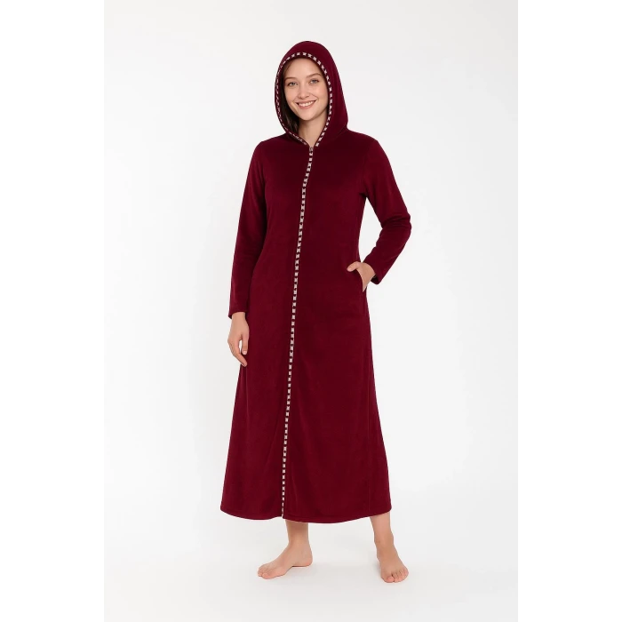 Cicikom 104030 Bayan Kapşonlu Havlu Elbise