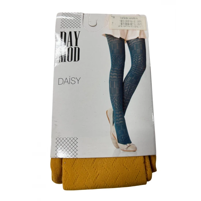 Daymod Daisy File Desenli Kadın Külotlu Çorap