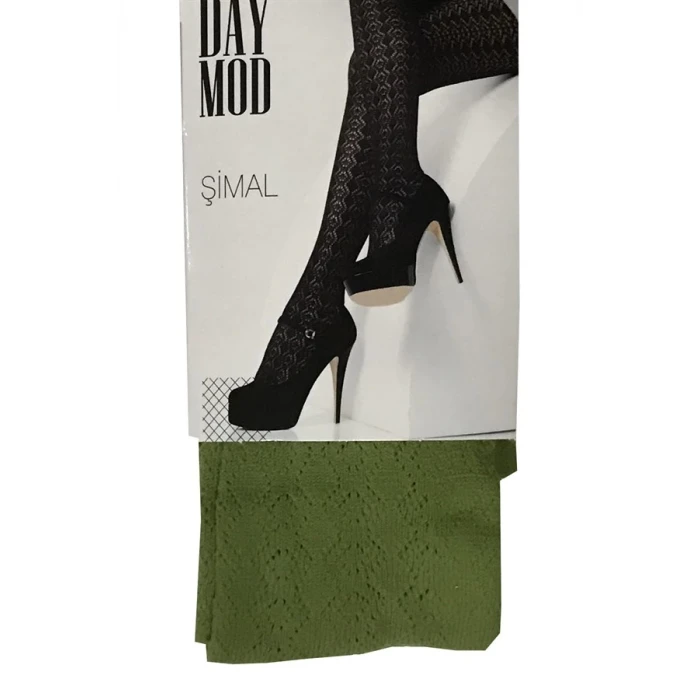 Daymod Kadın Şimal Micro File Desenli Külotlu Çorap