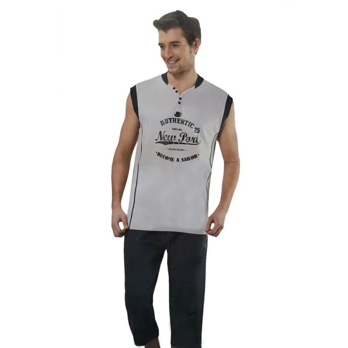 Erkek  Kaprili Pijama Takımı  20009