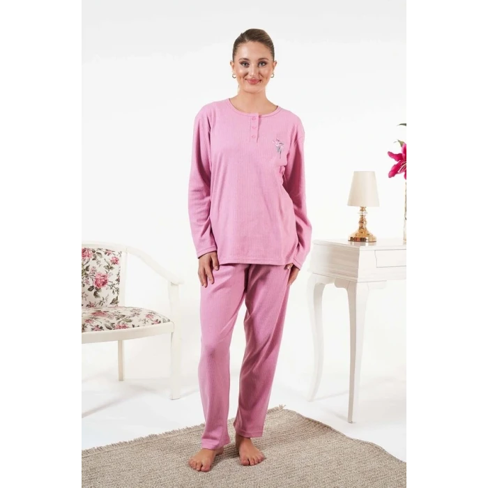 Estiva 25330 İnterlok Şardonlu Pijama Takımı