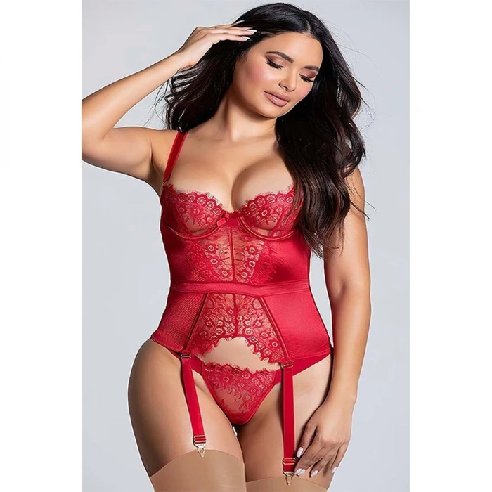 For Dreams 8350 Fantezi Bustiyer Jartiyer Takımı