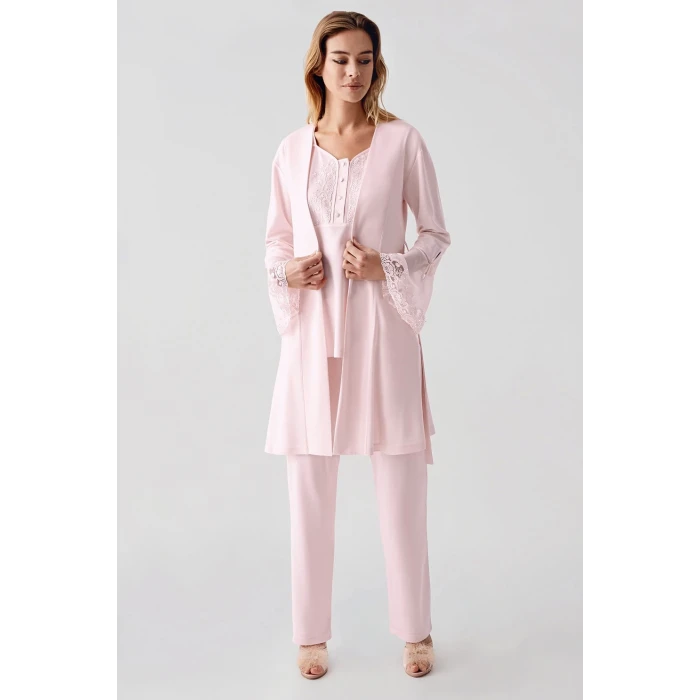 Freshness 322 Kadın Sabahlıklı Pijama Takımı