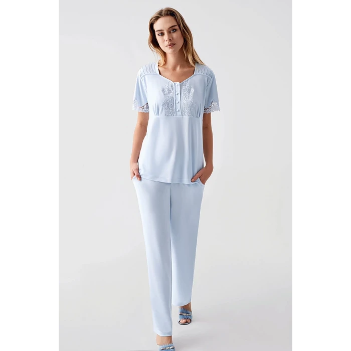 Freshness 322 Kadın Sabahlıklı Pijama Takımı