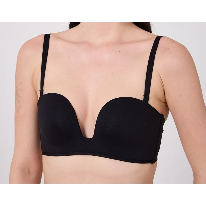 Freshness Msf05 Destekli V Dekolte Lazer Kesim Sütyen