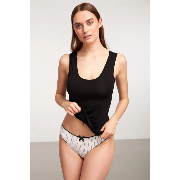 Kom Singlet Pamuklu Kalın Askılı Atlet