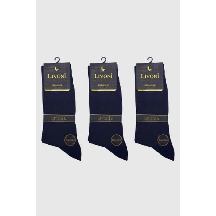 Livoni Dikişsiz Bambu Erkek  Çorap