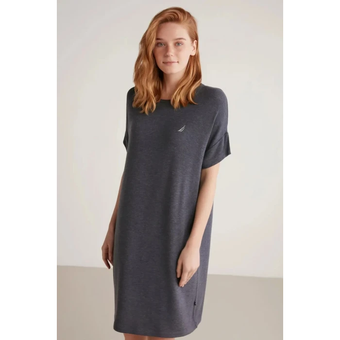 Nautıca W605 Kadın Kısa Gecelik Ve Sabahlık Takımı