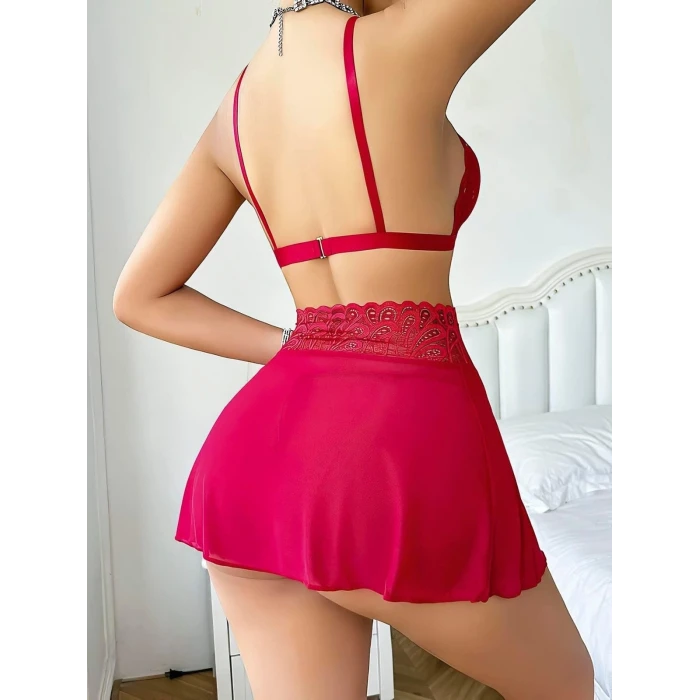 Nightlight 3720 Dantel Detay Mini Etekli Takım