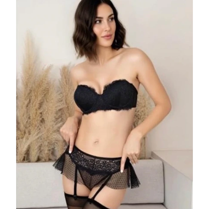 Nurteks 2402 Jartiyerli Sütyen Takım