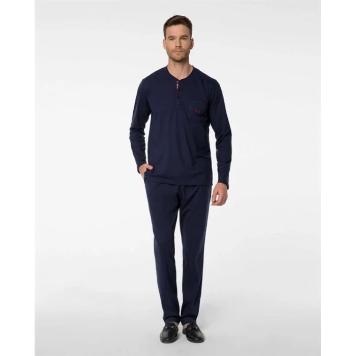 Pijalux Uzun Kollu  Erkek  Pijaması 2053