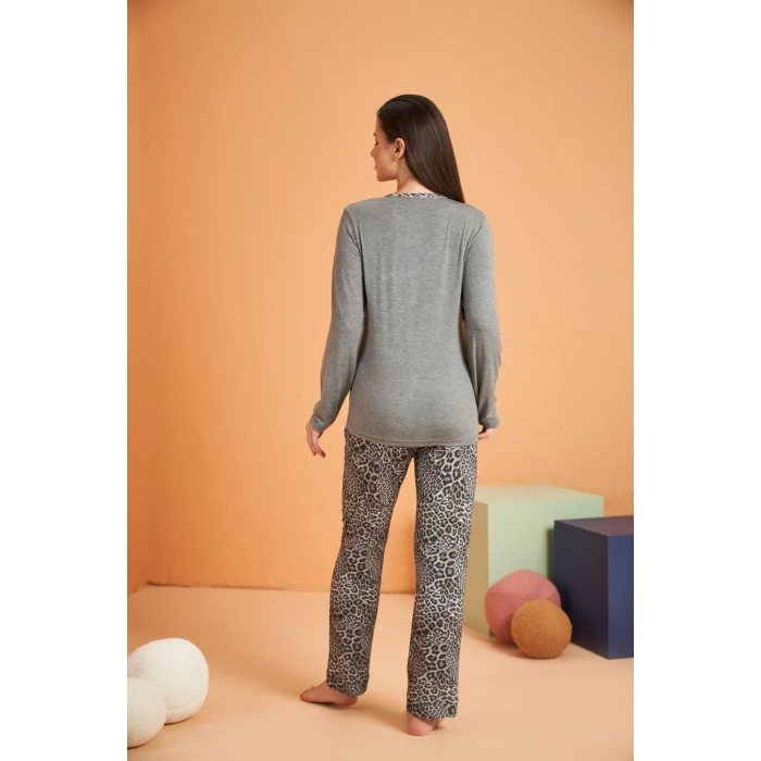 Pjs 28047 Kadın Patlı Pijama Takım