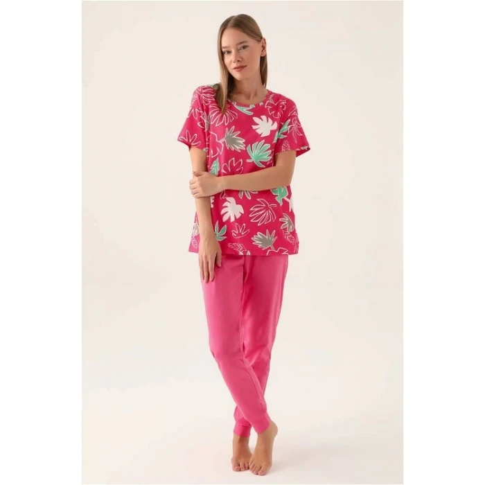 Rolypoly 3386-s Kadın Kısa Kol Pijama Takımı