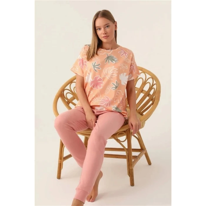 Rolypoly 3386-s Kadın Kısa Kol Pijama Takımı