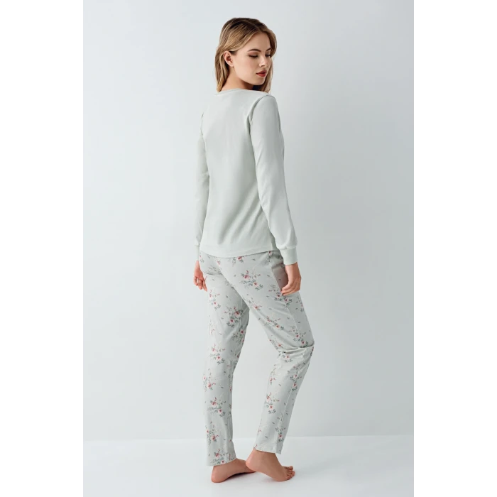 Rolypoly 3703-s Kadın Uzun Kol Pijama Takım