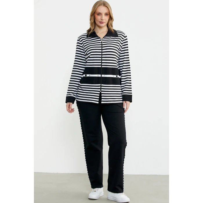 Sementa 76070 Çizgili Tunik Eşofman Takım