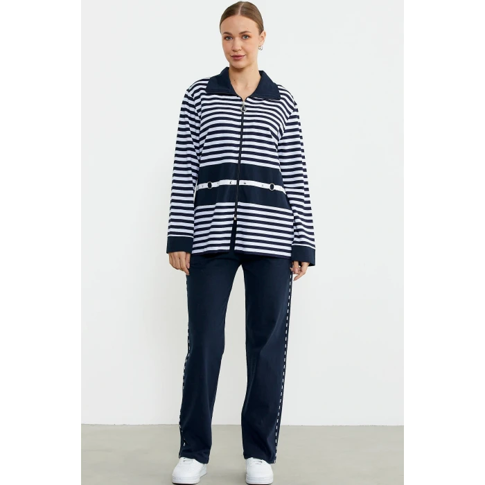 Sementa 76070 Çizgili Tunik Eşofman Takım