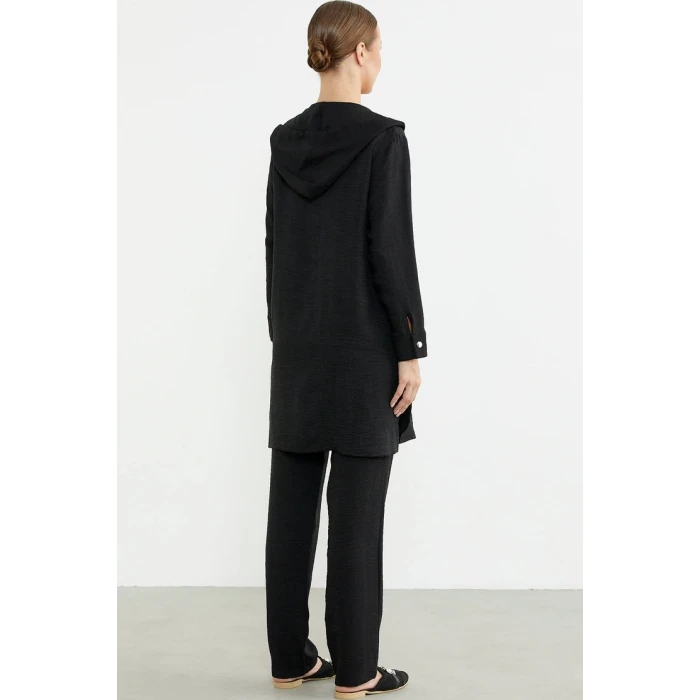 Sementa 76473 Büyük Beden Keten Görünümlü Üçlü Takım