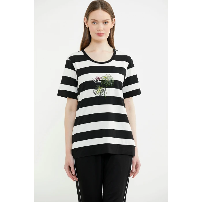 Sementa 76476 Rahat Kalıp Çizgili Pantolon Takım