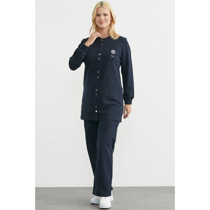 Sementa 76510 Çıtçıtlı Tunik Boy Eşofman Takım