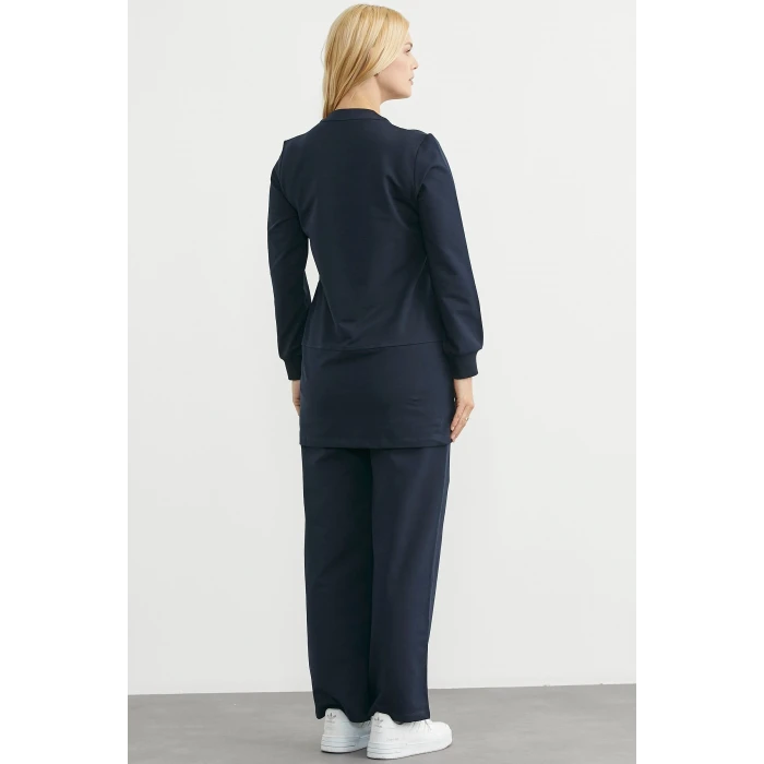 Sementa 76510 Çıtçıtlı Tunik Boy Eşofman Takım