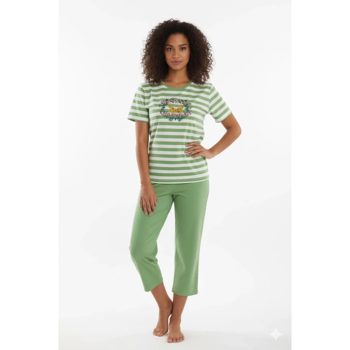 Senfoni Bayan Kapri Pijama Takımı 5339