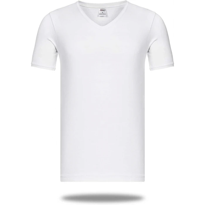 Star 206 Modal Yarım Kol V-yaka T-shirt Atlet