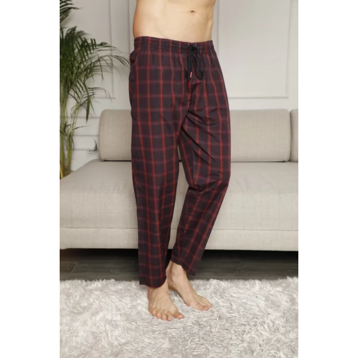 173 Erkek  Poplin Tek Pantolon Pijama Altı
