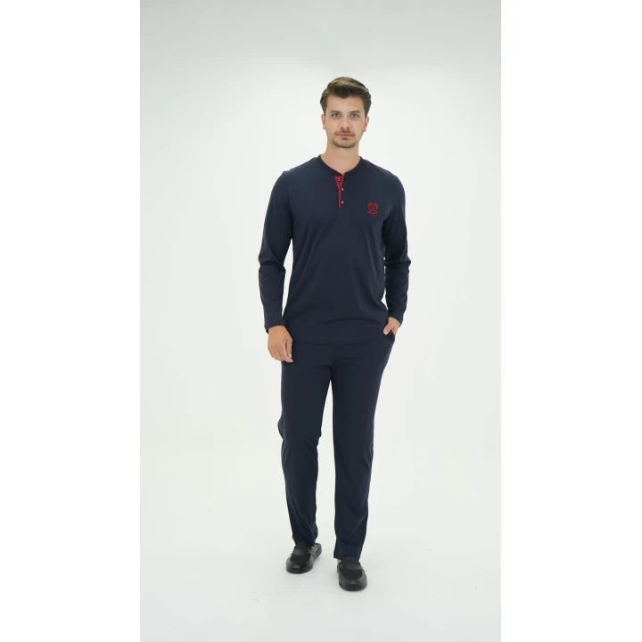 Ds Damat 01005 Uzun Kol Pijama Takımı