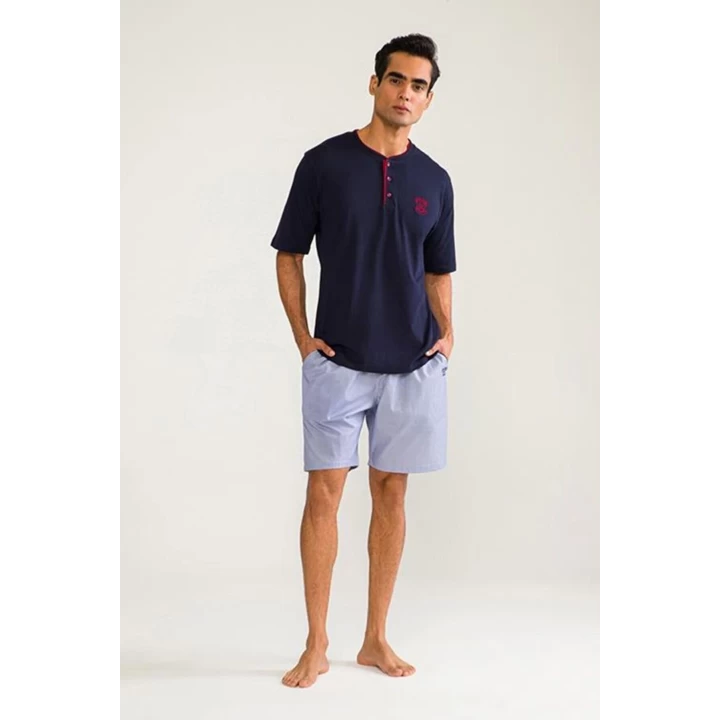 Ds Damat 03000 5li Robdöşambr Erkek  Damat Pijama Seti