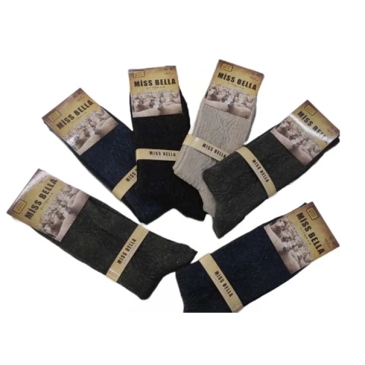 Miss Bella Lamswool Kışlık Erkek  Çorap 8 Adet