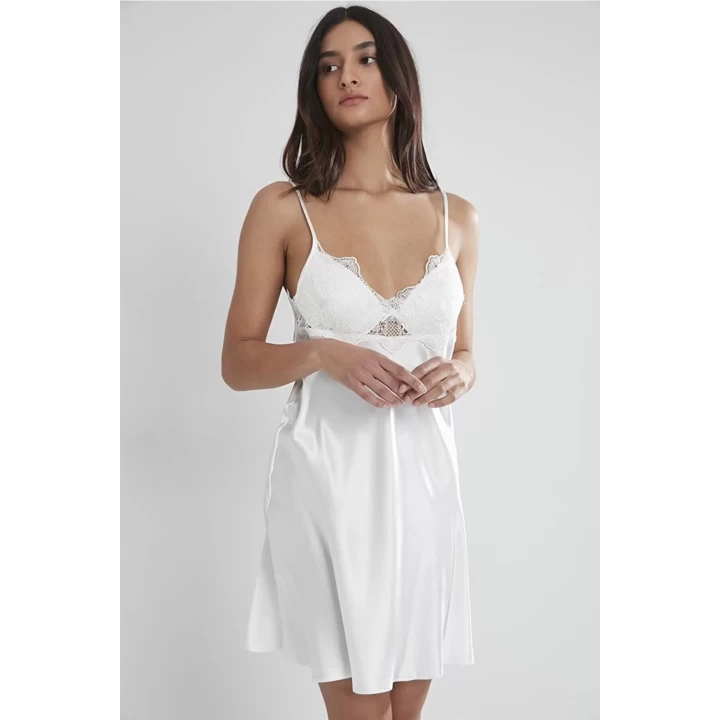 Pierre Cardin 6335 6lı Saten Gecelik Sabahlık Takım