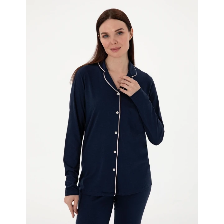 Pıerre Cardın 7717-s Bayan Gömlek Pijama Takımı