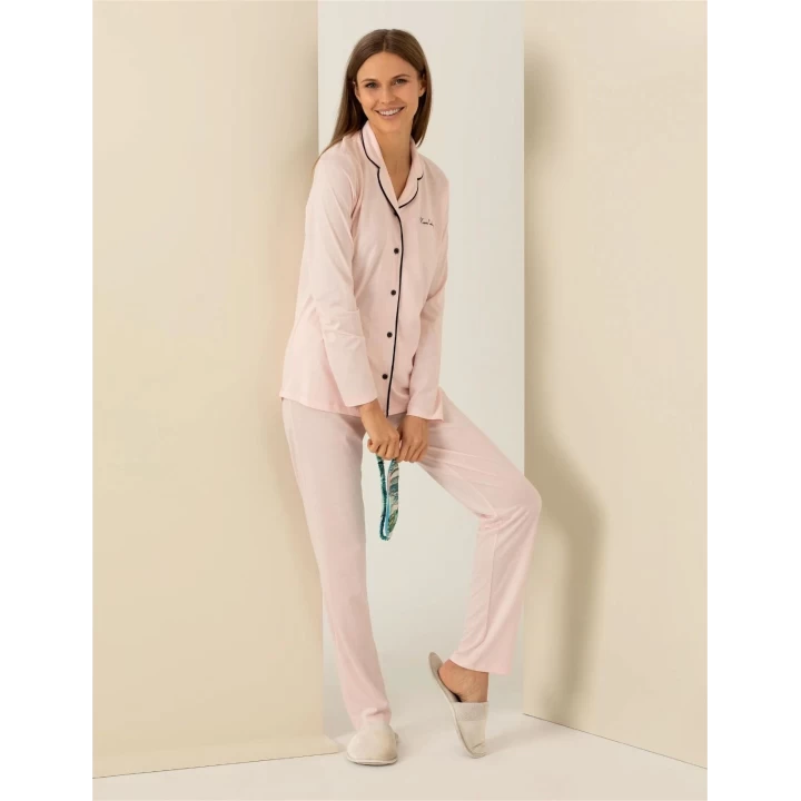 Pıerre Cardın 7717-s Bayan Gömlek Pijama Takımı