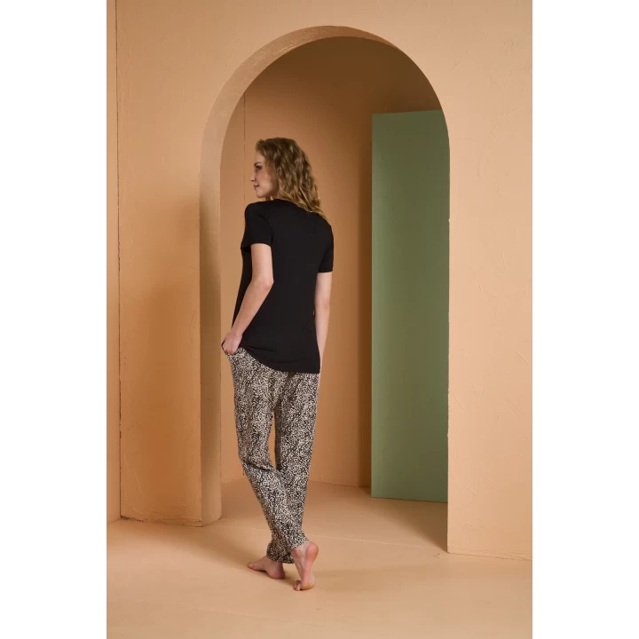 Pjs 27036 Kadın Kısa Kol Pijama Takımı