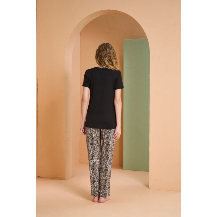 Pjs 27036 Kadın Kısa Kol Pijama Takımı