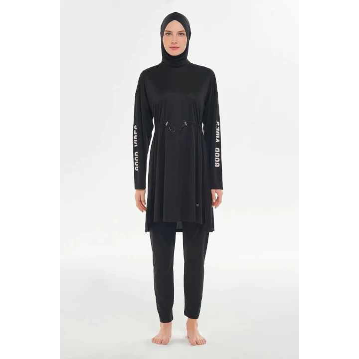 Rozamay 3132 Opal Uzun Kollu Tesettür Mayo
