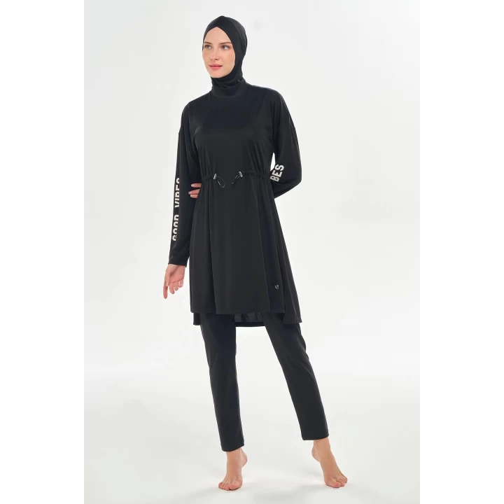 Rozamay 3132 Opal Uzun Kollu Tesettür Mayo