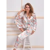5654 Bayan Saten Pijama Takımı