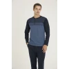 9218 Erkek Midi Yaka Pijama Takım