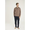 9245 Erkek Midi Yaka Pijama Takım